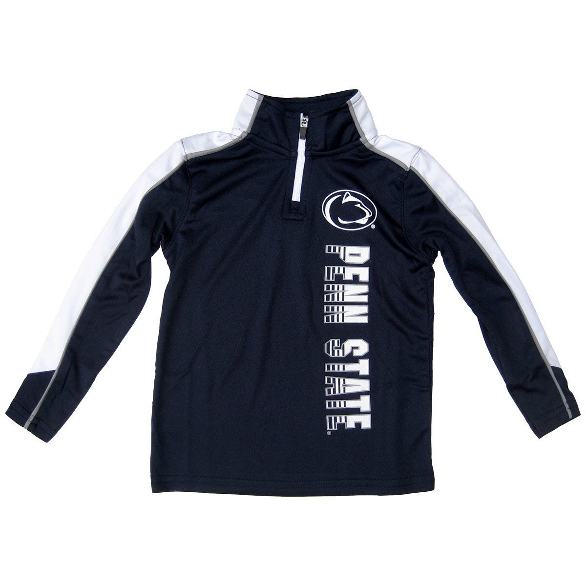 navy toddler 1/4 zip performance long sleeve shirt Penn State